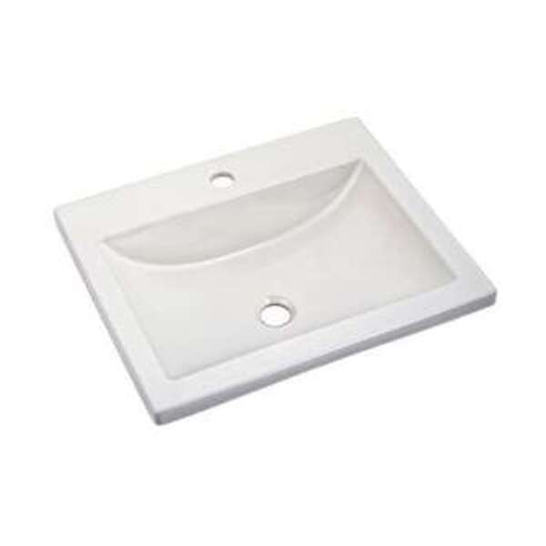 AMERICAN STANDARD 21X17-3/4 VC CNTR H LAV SINK WHIT