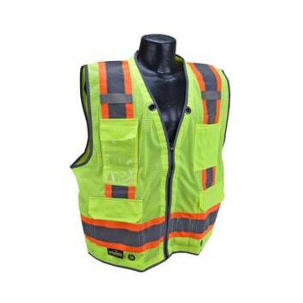 RADIANS INC MESH SAF VEST GREE SZ LG