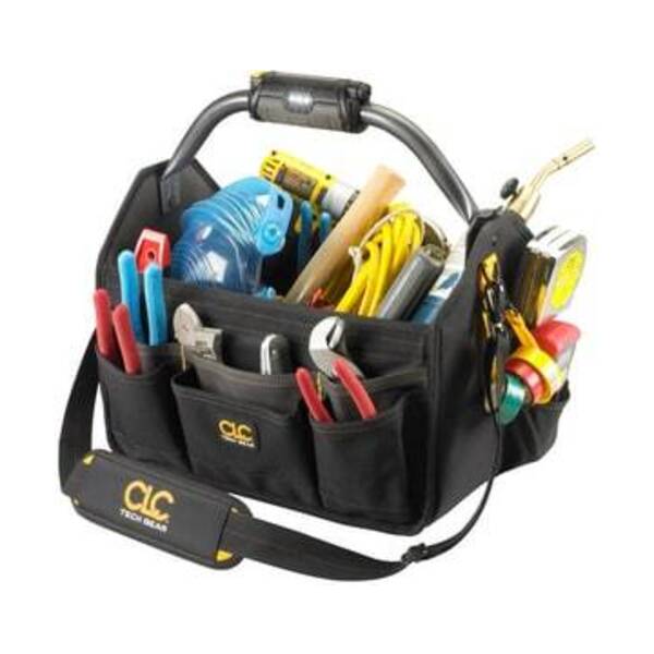 CUSTOM LEATHERCRAFT MFG LLC 15 LED LIGHTED HDL TOOL CARRIER