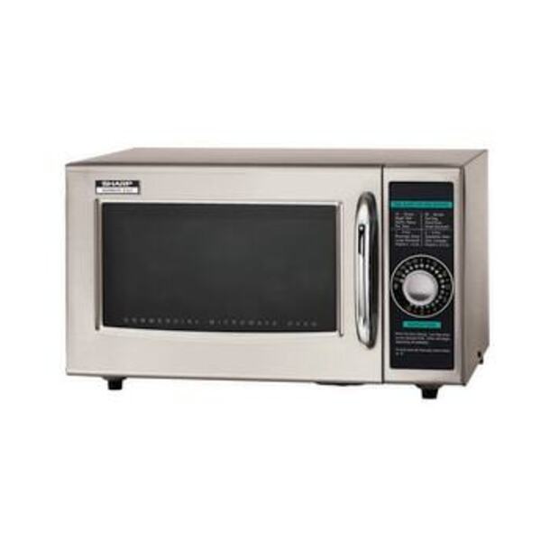 SHARP GRAY 1.0 CF 1000W COMM MWAVE