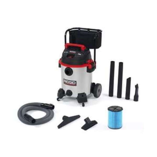 RIDGE 16G SS WET/DRY VAC W/ CART 1610RV