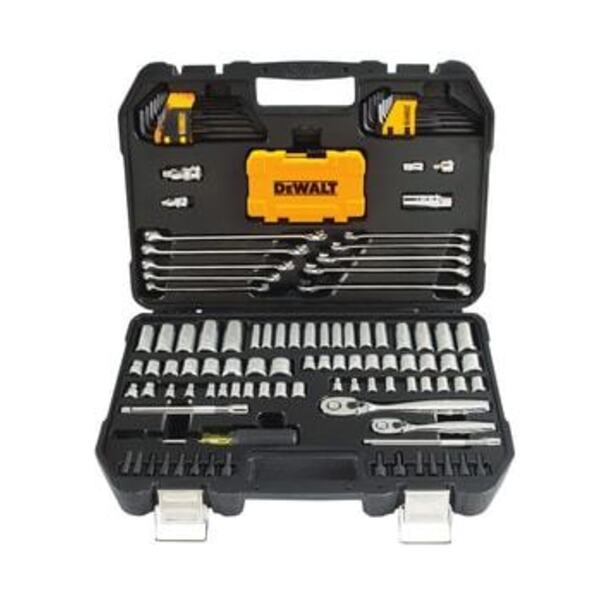 DEWALT MECH TOOL KIT 142 PC W/ CASE