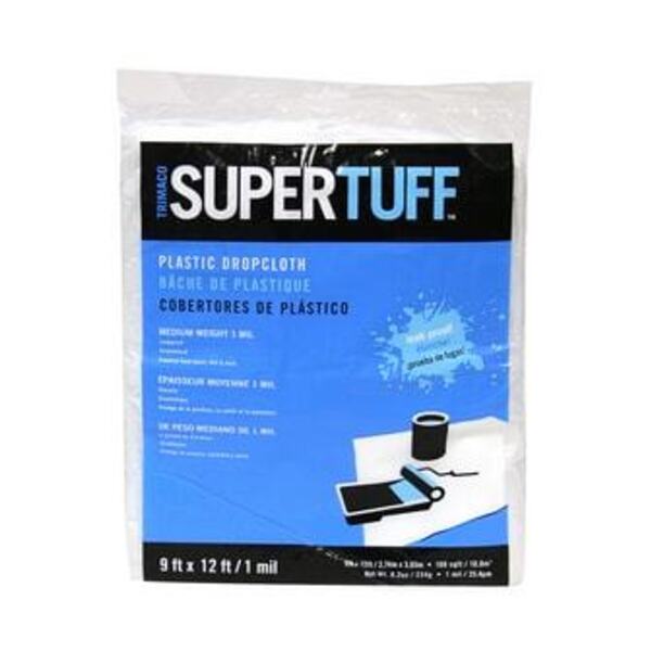 TRIMACO 9X12 1.0 MIL PLAS DROP CLOTH