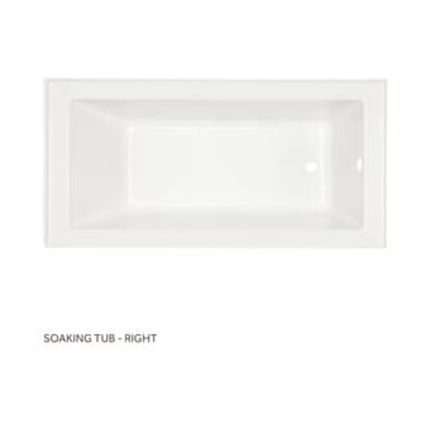SIGNATURE HDWR 60X32 RH BATH W/SKT *SITKA WHIT