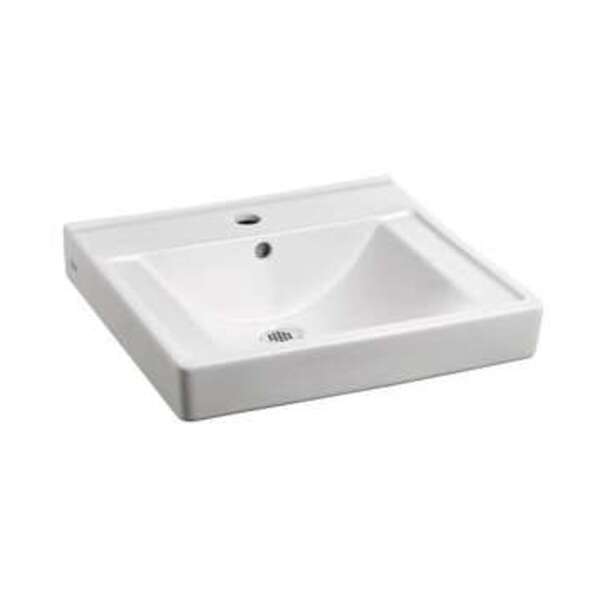 AMERICAN STANDARD @ 20X18 1H VC WM LAV *DECORU WHIT