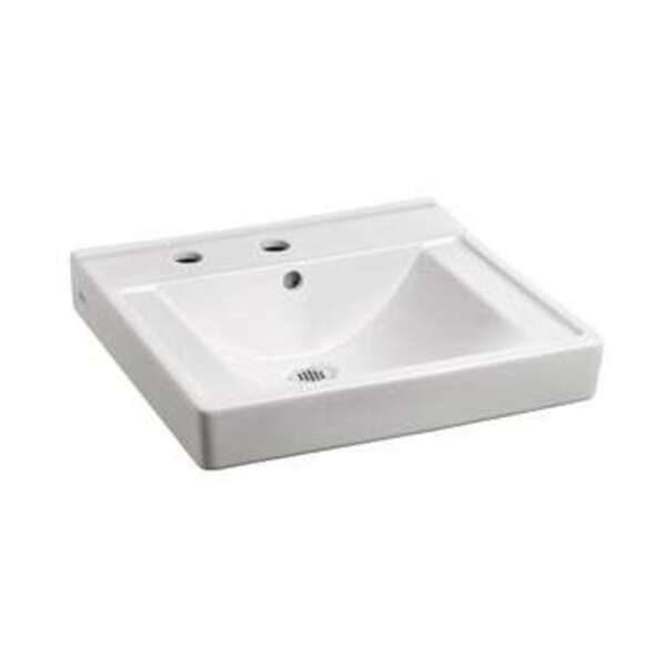 AMERICAN STANDARD @ 20X18 2H 4CC VC WM LAV *DECORU WH