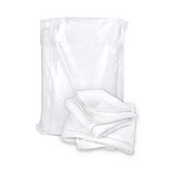 BUFFALO INDUSTRIES TERRY CLO TWL RAG WHIT 2LB