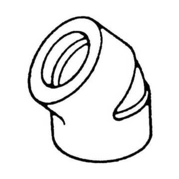 DOMESTIC MANUFACTURERS 1-1/4 FS 3000# SW 45 ELL