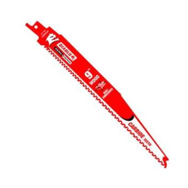 DIABLO TOOLS 9 6TPI CARB TIP RECIP BLD 3 PK