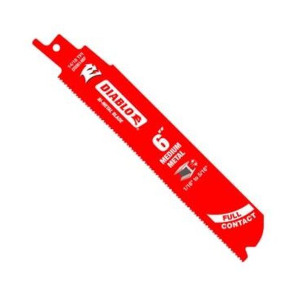 DIABLO TOOLS 6 14/18TPI MTL CUT RECIP BLD 5 PK