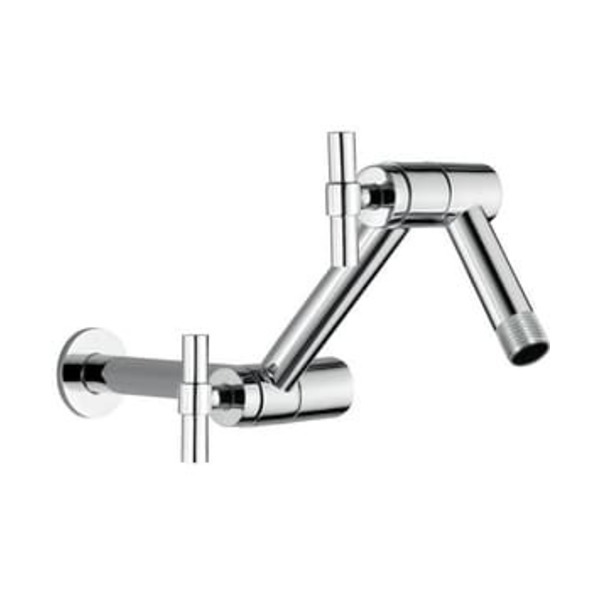 BRIZO JOINTED SHWR ARM & FLG *LITZE CP