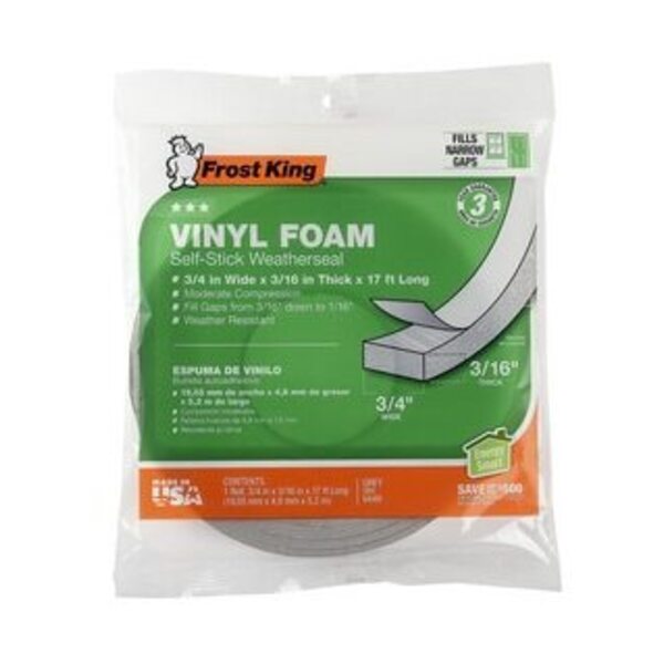 THERMWELL 17 VINYL FOAM TAPE GRAY