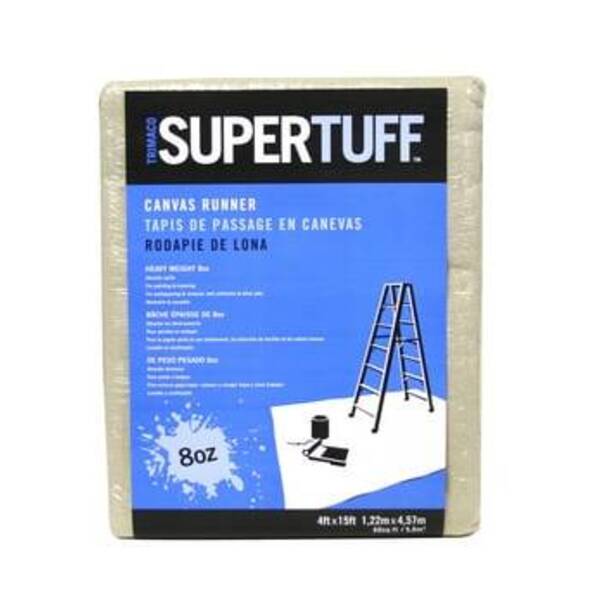 TRIMACO 4X15 8 OZ HVY WT CANVAS DROP CLOTH