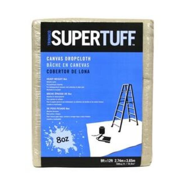 TRIMACO 9X12 8 OZ HVY WT CANVAS DROP CLOTH