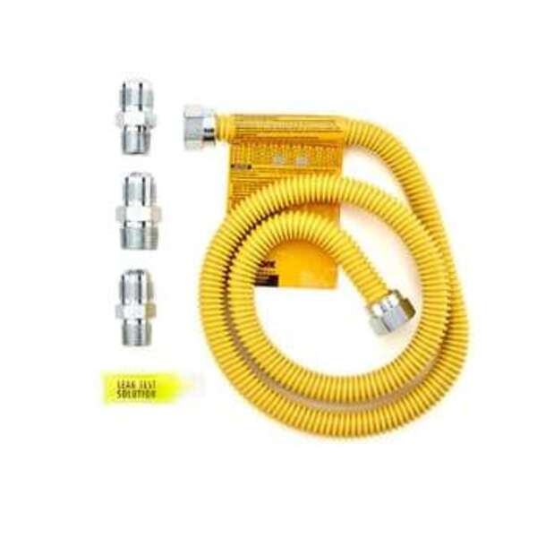 WATTS 1/2 MIP X 1/2 MIP X 48 GAS CONN