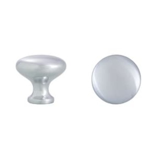 DEISGN HOUSE MUSHROOM KNOB 11/4 ZINC SC 5 PK