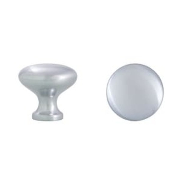 DEISGN HOUSE MUSHROOM KNOB 11/4 ZINC SC 25 PK