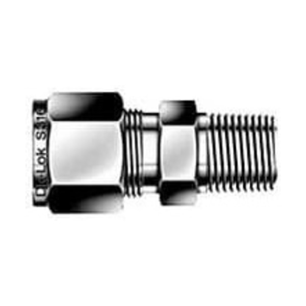 DK-LOK USA 1/4 OD X 1/8 MNPT BRS CONN