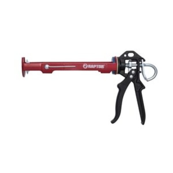 RAPTOR 12OZ CAULK GUN W/ POKER