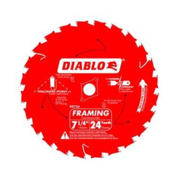 DIABLO TOOLS 7-1/4 in. Framing Circular Saw Blade