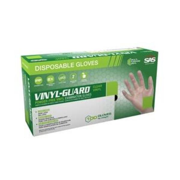 SAS VINYL-GUARD DISPBL GLV XLG 100 PK