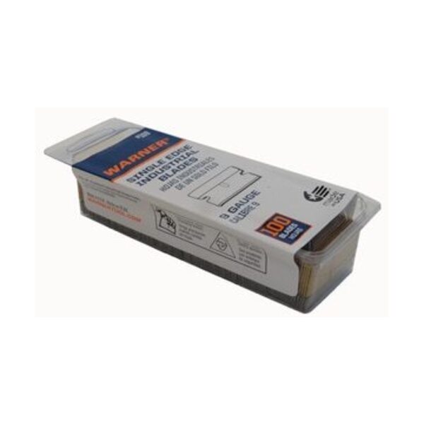 WARNER SGL EDGE 0.009 RAZOR BLD 100PK