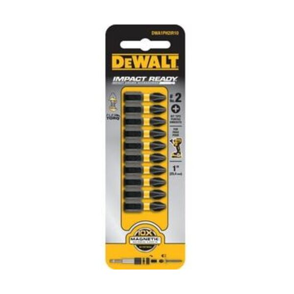 DEWALT 1 PHIL #2 IMPACT RDY 10PK