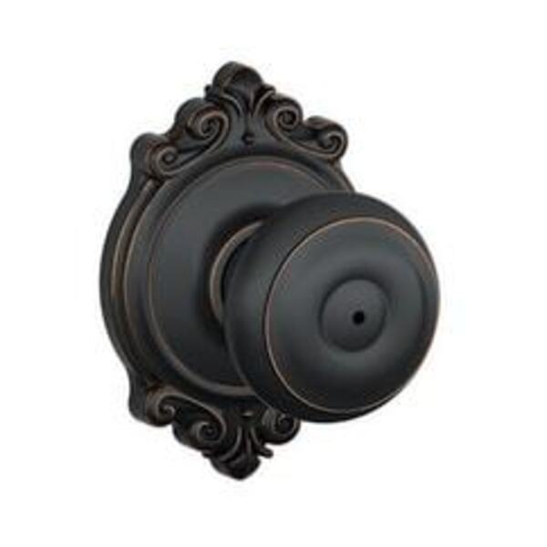 SCHLAGE F40 GEO PRIV KNOB 716 BRK