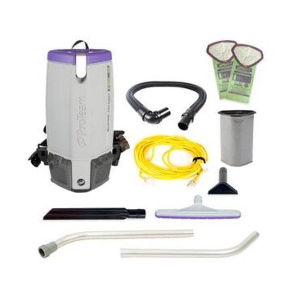 PROTEAM INC 120V 10 qt Polypropylene Copolymer Backpack Vacuum
