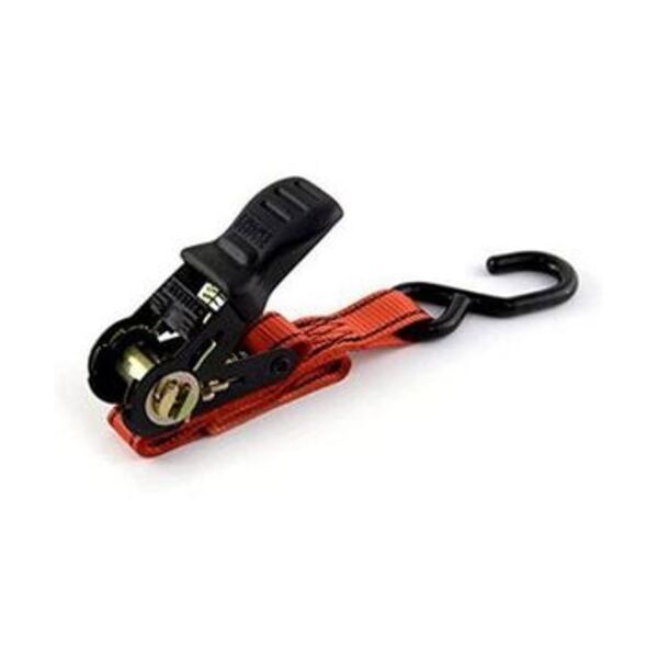 USA PRODUCTS GROUP 6FTX1 RED. RAT TIE DWN W/ HOOK 2PK