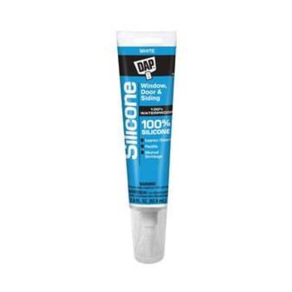DAP 2.8 OZ SILI WINDOR/DR CAULK WHIT