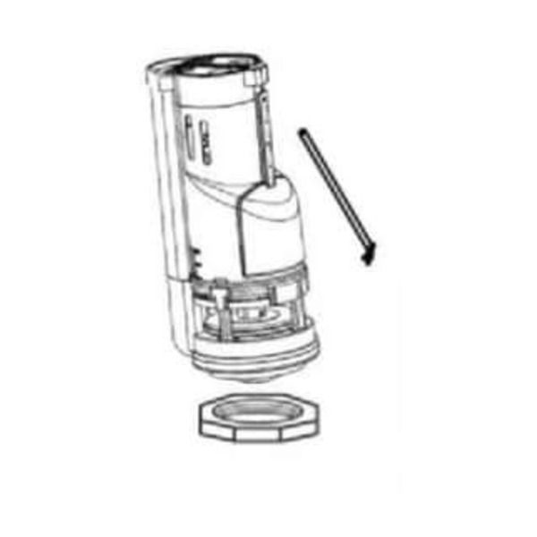 TOTO FLUSH VLV ASSY F/ AQUIA