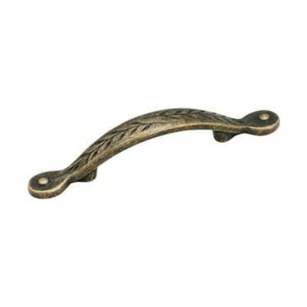 AMEROCK LLC Nature's Splendor 3 in (76 mm) Center-to-Center Weathered Brass Cabinet Pull