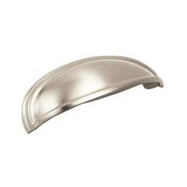 AMEROCK LLC Ashby 4 in (102 mm) & 3 in (76 mm) Center-to-Center Satin Nickel Cabinet Cup Pull