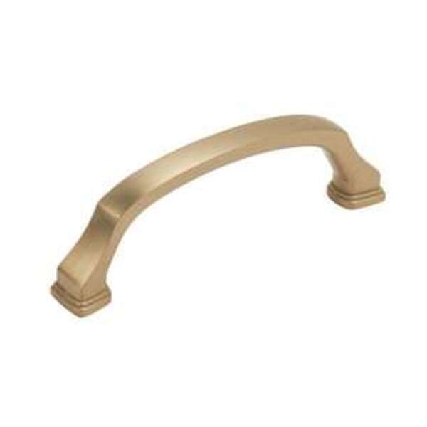 AMEROCK LLC Revitalize 3-3/4 in (96 mm) Center-to-Center Golden Champagne Cabinet Pull