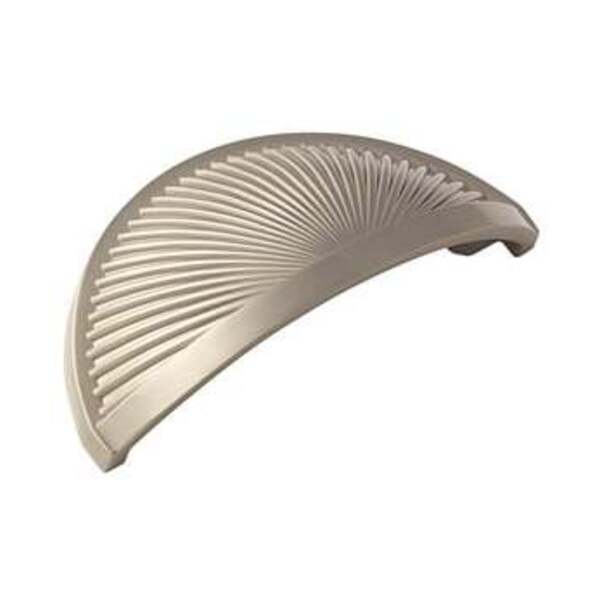 AMEROCK LLC Sea Grass 3 in (76 mm) Center-to-Center Satin Nickel Cabinet Cup Pull