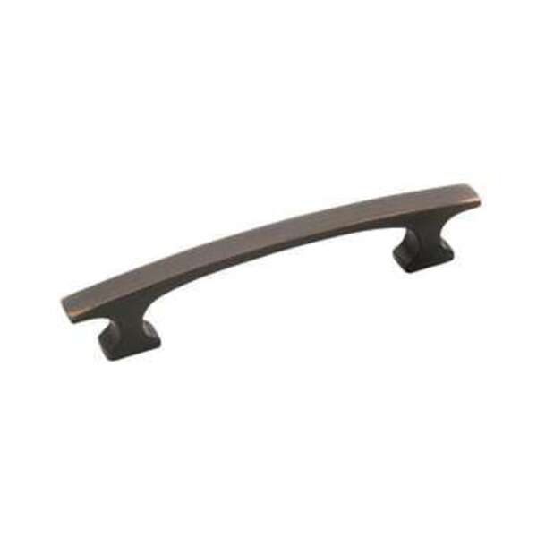 AMEROCK LLC Conrad 3-3/4 in (96 mm) Center-to-Center Oil-Rubbed Bronze Cabinet Pull