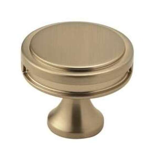 AMEROCK LLC 1-3/8 in. Cabinet Knob in Golden Champagne