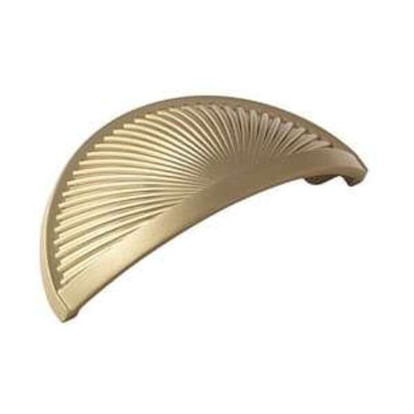 AMEROCK LLC Sea Grass 3 in (76 mm) Center-to-Center Golden Champagne Cabinet Cup Pull