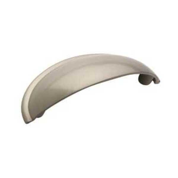 AMEROCK LLC Cup Pulls 2-1/2 in (64 mm) Center-to-Center Satin Nickel Cabinet Cup Pull