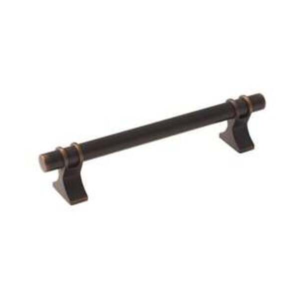 AMEROCK LLC Davenport 5-1/16 in (128 mm) Center-to-Center Oil-Rubbed Bronze Cabinet Pull