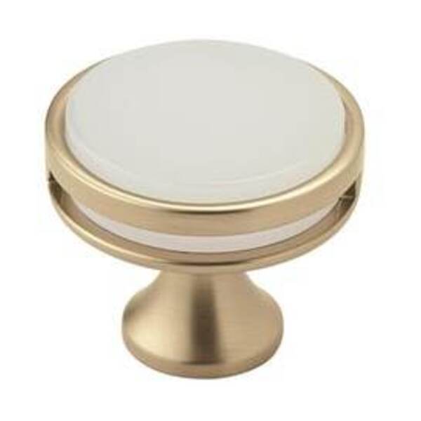 AMEROCK LLC 1-3/8 in. Cabinet Knob in Golden Champagne and Frosted