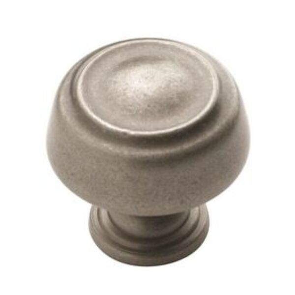 AMEROCK LLC Kane 1-3/16 in (30 mm) Diameter Weathered Nickel Cabinet Knob