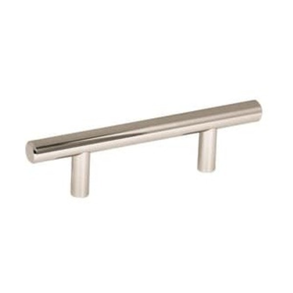 AMEROCK LLC Bar Pulls 3 in (76 mm) Center-to-Center Polished Nickel Cabinet Pull