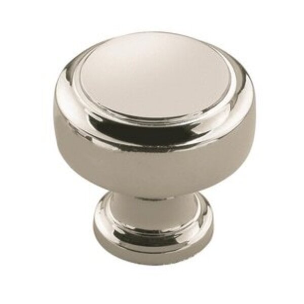 AMEROCK LLC Highland Ridge 1-3/16 in (30 mm) Diameter Polished Nickel Cabinet Knob