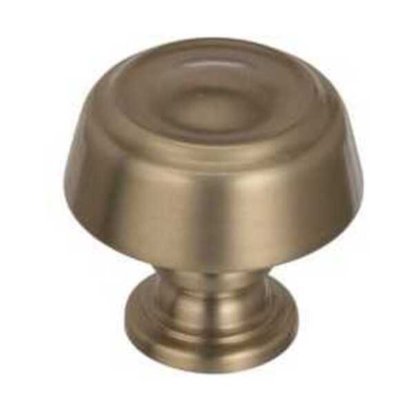 AMEROCK LLC Kane 1-3/16 in (30 mm) Diameter Golden Champagne Cabinet Knob