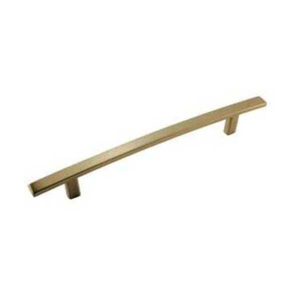 AMEROCK LLC Cyprus 6-5/16 in (160 mm) Center-to-Center Golden Champagne Cabinet Pull