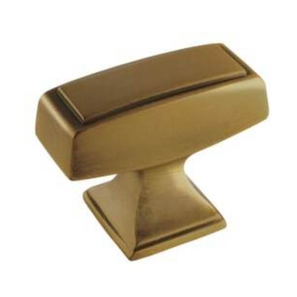 AMEROCK LLC Mulholland 1-1/2 in (38 mm) Length Gilded Bronze Cabinet Knob