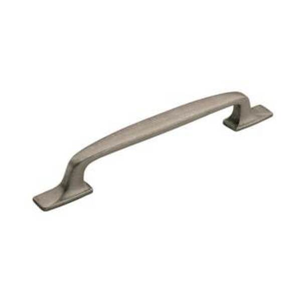AMEROCK LLC Highland Ridge 6-5/16 in (160 mm) Center-to-Center Aged Pewter Cabinet Pull