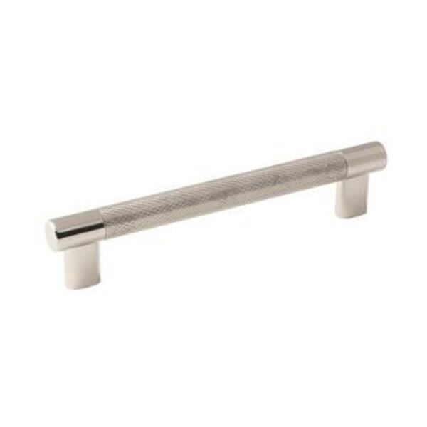 AMEROCK LLC Esquire 6-5/16 in (160 mm) Center-to-Center Polished Nickel/Stainless Steel Cabinet Pull